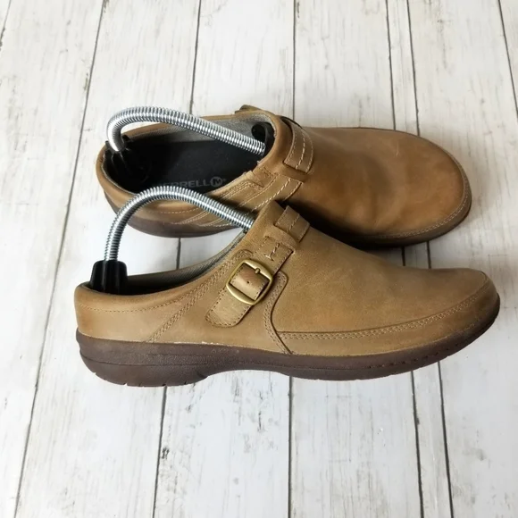 Merrell Shoes Merrell Encore Kassie Leather Buckle Slide On